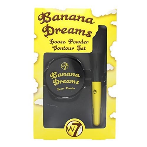 BANANA DREAM  LOOSE POWDER & BRUSH SET 1X2 | PUDËR PËR FYTYRË ME BRUSHË