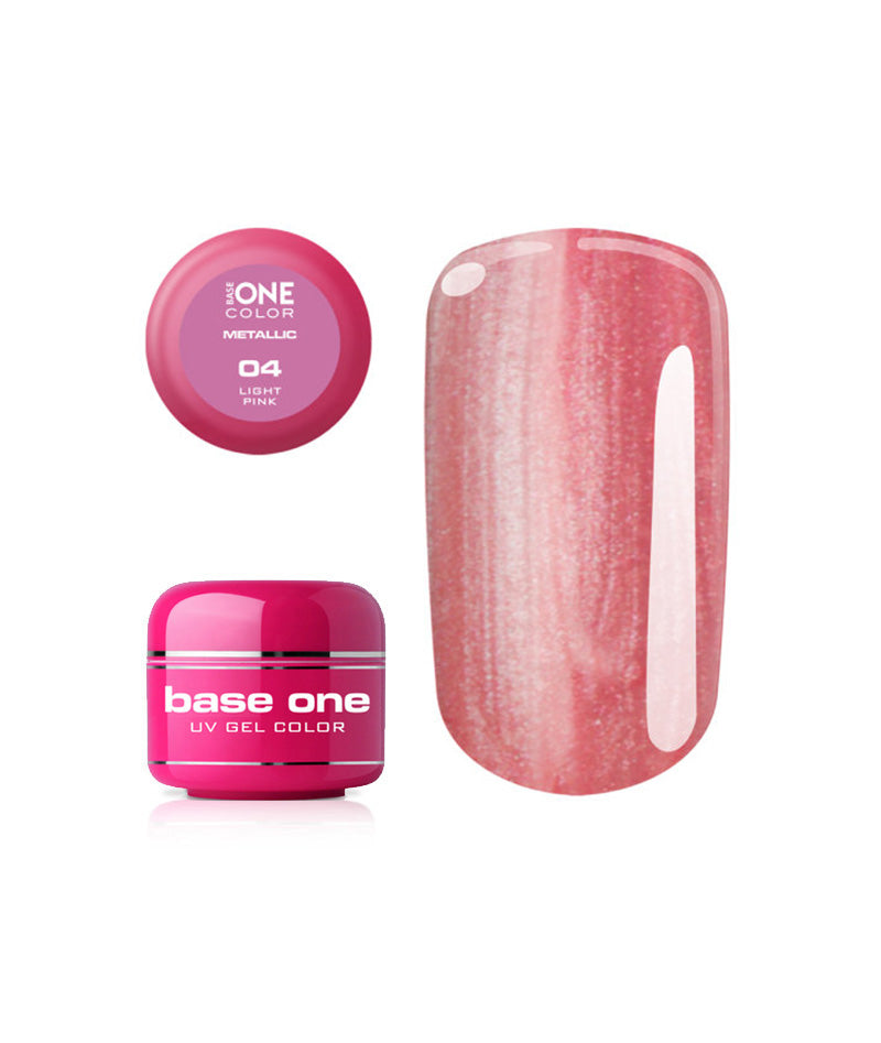 SILCARE UV GEL COLOR METALLIC 04 LIGHT PINK 5g | GELL ME NGJYRË