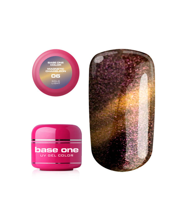 SILCARE UV GEL COLOR MAGNETIC CHAMELEON 06 GOLD LIGHT 5g | GELL ME NGJYRË