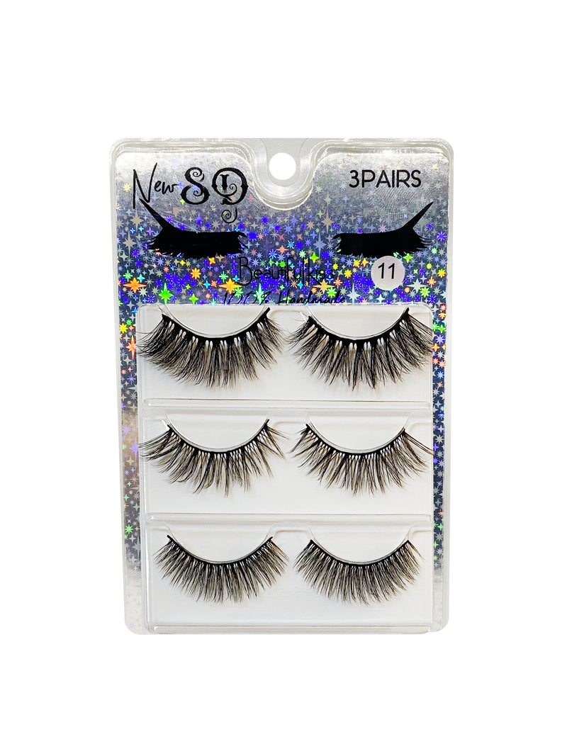 ALLURE EYELASH NEW 8D 11 BEATIFUL KISS 1x3pcs | QERPIKË BLLOK