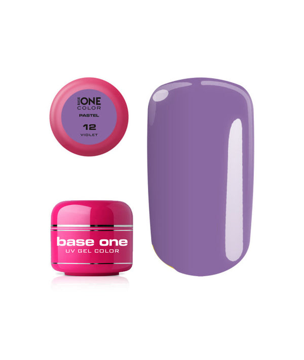 SILCARE UV GEL COLOR PASTEL 12 VIOLET 5g | GELL ME NGJYRË