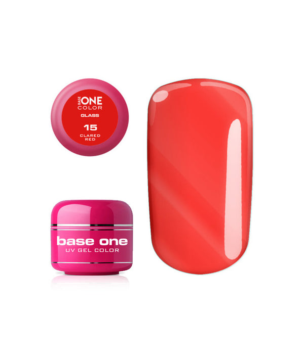 SILCARE UV GEL COLOR GLASS 15 CLARED RED 5g | GELL ME NGJYRË