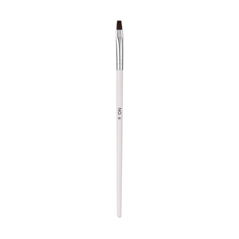 ALLURE NAIL BRUSH WHITE NO. 6 (1pcs) | BRUSHË PËR THONJ