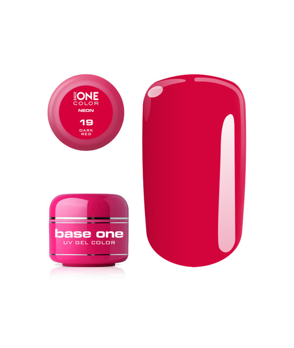 SILCARE UV GEL COLOR NEON 19 DARK RED 5g | GELL ME NGJYRË