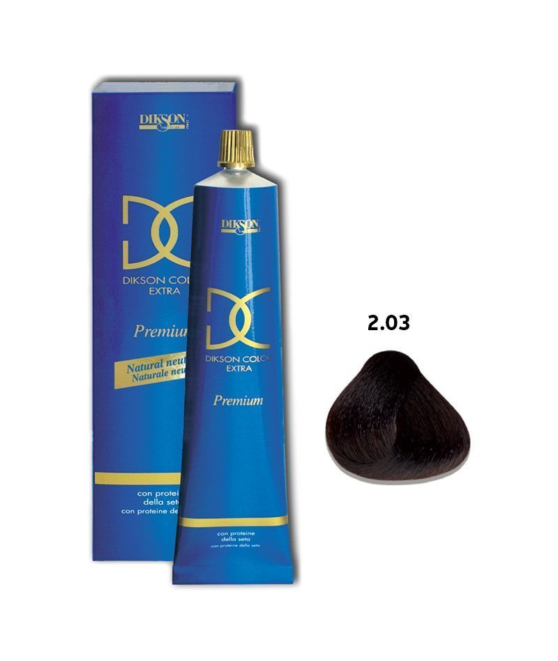 DIKSON HAIR COLOR EXTRA 2.03 120ML | NGJYRË PËR FLOKË