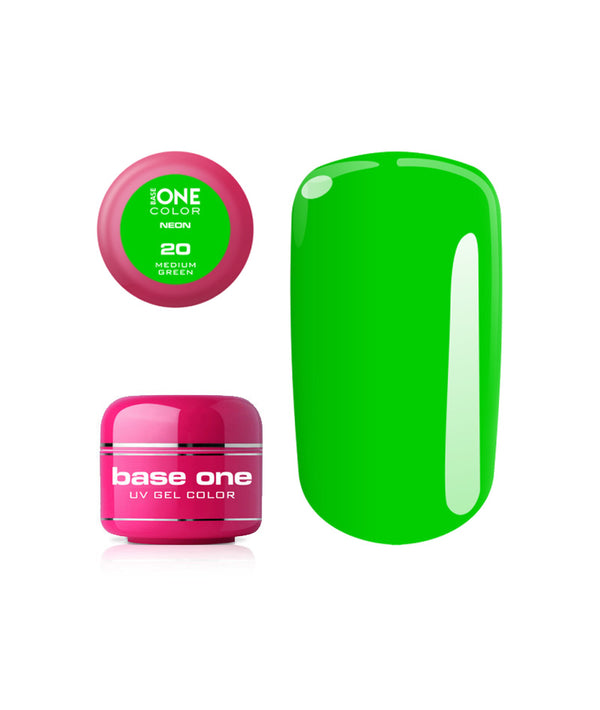 SILCARE UV GEL COLOR NEON MEDIUM GREEN 20 5G