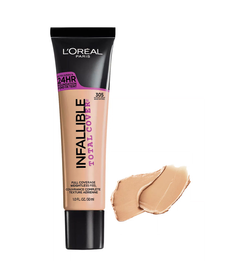 L'OREAL FOUNDATION INFALLIBLE TOTAL COVER 24HR 305 30ML