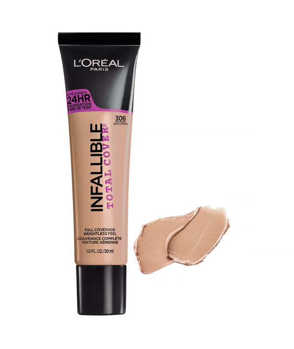 L'OREAL FOUNDATION INFALLIBLE TOTAL COVER 24HR 306 30ML