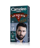 DELIA CAMELEO MEN HAIR COLOR CREAM FOR BEARD BLACK 1.0 30ml