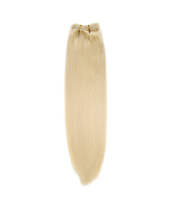 ALLURE GLAMOROUS REMI HAIR EXTENSION WHITE WITH CLIPS #613 120GR 60CM 