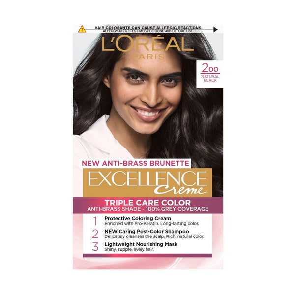 L'OREAL EXCELLENCE No. 2.00 COLOR 48ml & HYDROGEN 72ml