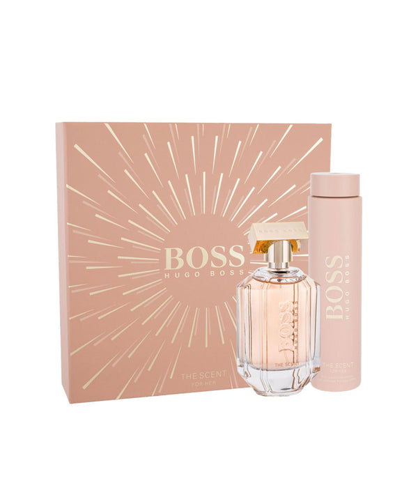 BOSS HUGO THE SCENT FOR HER PARFUME 100ml & 200ml BODY LOTION 