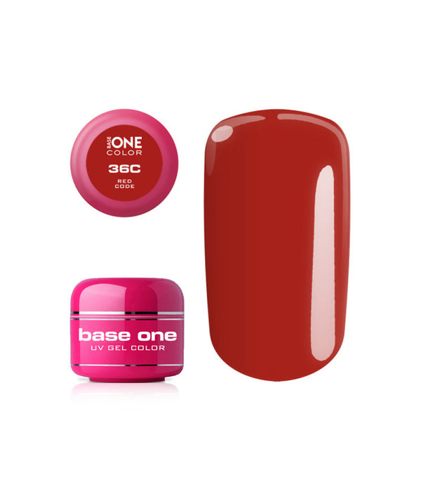 SILCARE BASE ONE UV GEL COLOR RED CODE 36C 5G