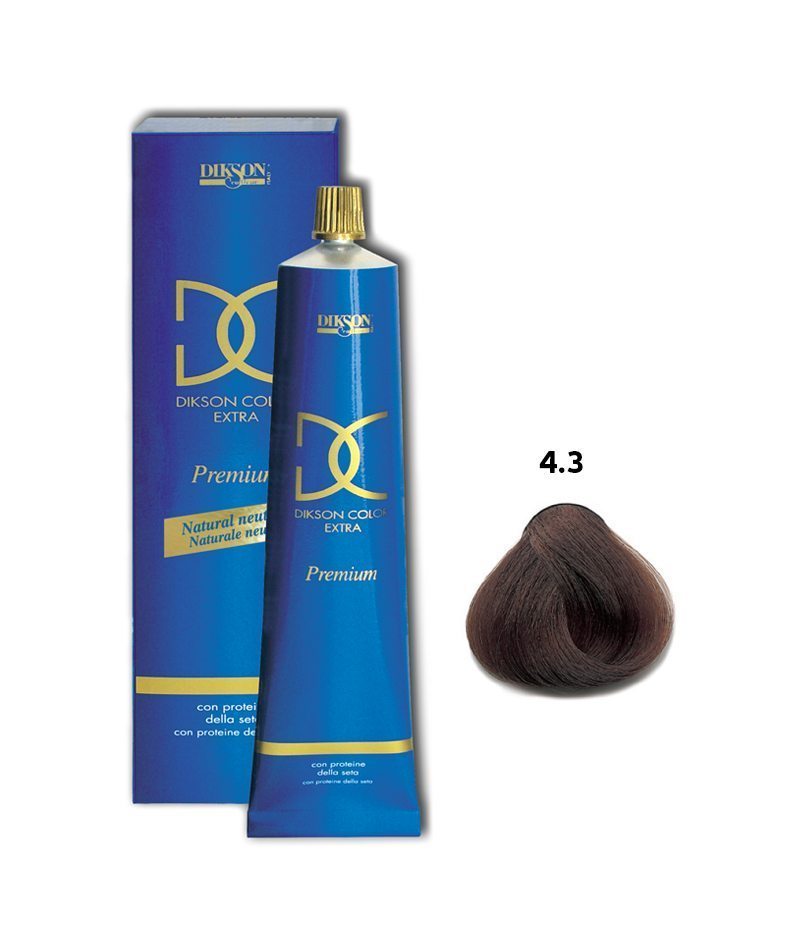 DIKSON HAIR COLOR EXTRA 4.3 120ML | NGJYRË PËR FLOKË