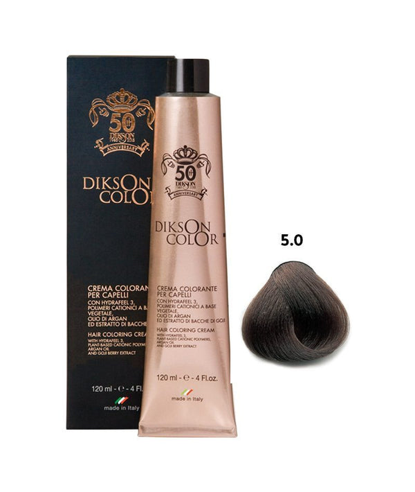 DIKSON HAIR COLOR ANNIVERSARY 5.0 120ML | NGJYRË PËR FLOKË