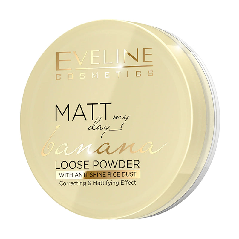 EVELINE COSMETICS MATT MY DAY BANANA LOOSE POWDER 6g | PUDËR PLUHUR