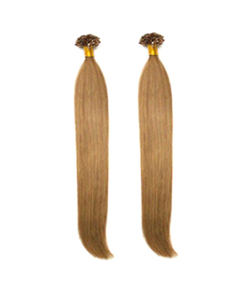 ALLURE NATURAL BROWN HAIR WITH BEADS 46cm | FLOKË NATYRALE KAFE ME RRUAZA