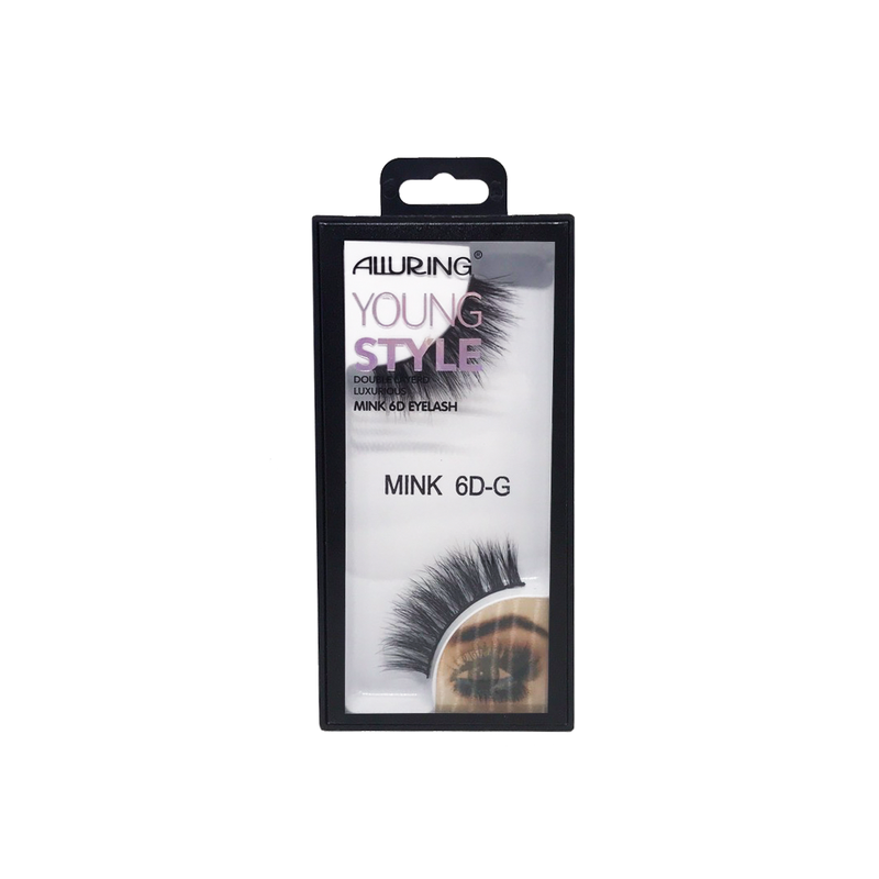 ALLURE YOUNG STYLE EYELASH MINK 6D-G | QERPIKË BLLOK