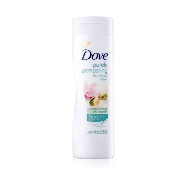 DOVE PURELY PAMPERING WITH PISTACHIO CREAM AND MAGNOLIA MOISTURIZING LOTION 250ML