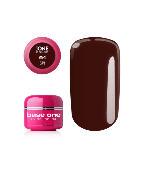 SILCARE BASE ONE UV GEL COLOR RED LIPS 91 5G 