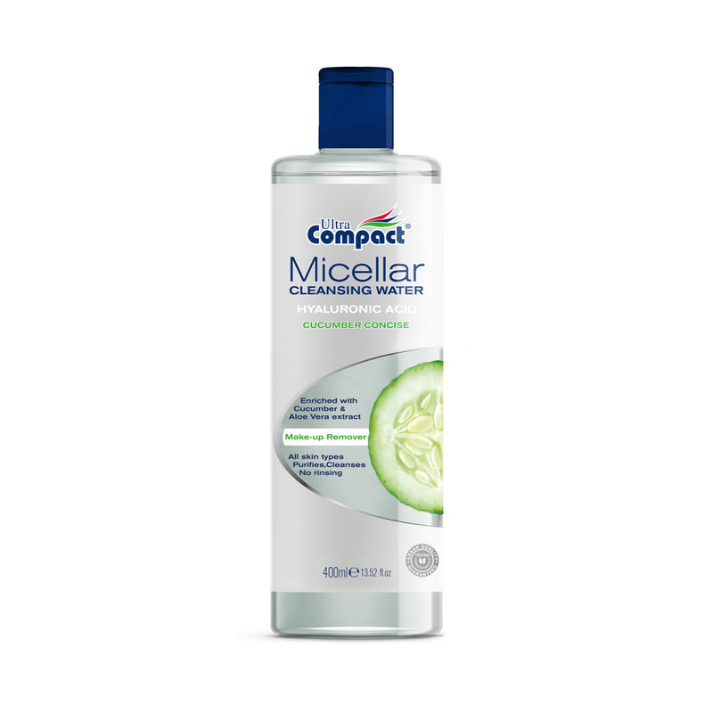 ULTRA COMPACT MICELLAR CLEANSING WATER FOR ALL SKIN TYPES CUCUMBER 400ml