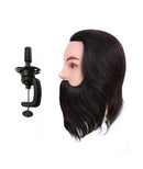 ALLURE DOLL WITH BLACK NATURAL HAIR AND BEARD 25CM 