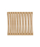 ALLURE WOODEN HAIR ROLLERS 3 1X10PCS