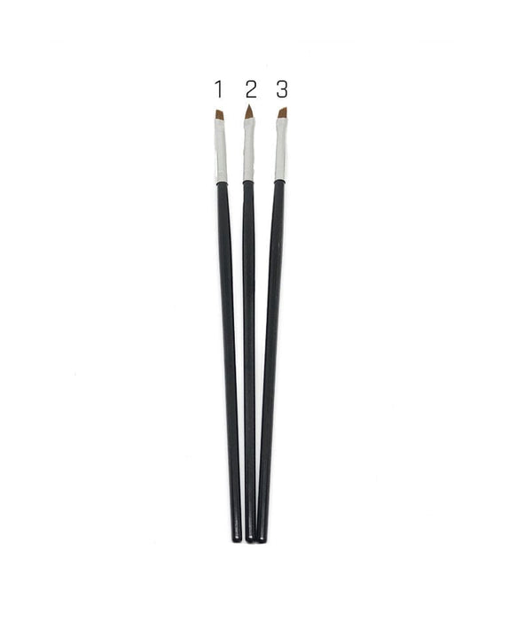 ALLURE NAIL BRUSH (BLACK 3) 1PCS