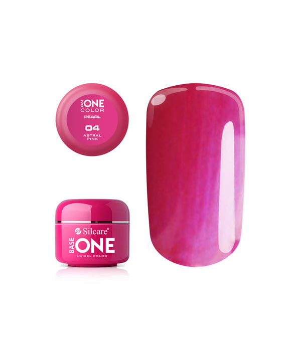 SILCARE BASE ONE UV COLOR PEARL ASTRAL PINK 04 5G