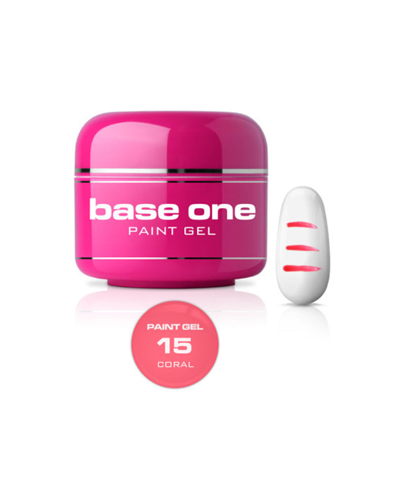 SILCARE BASE ONE UV PAINT GEL 15 CORAL 5G