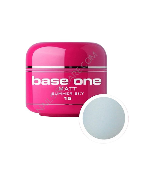 SILCARE BASE ONE UV GEL COLOR MATT SUMMER SKY 15 5G