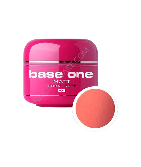 SILCARE BASE ONE UV GEL COLOR MATT CORAL REEF 03 5G