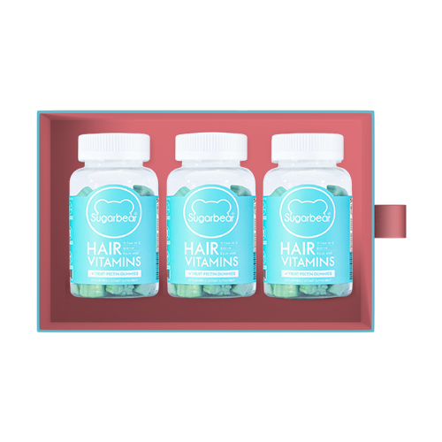 SUGARBEARHAIR HAIR VITAMINS 3x3 BOX - 3 MONTH | VITAMINA PËR FLOKË - 3 MUAJ