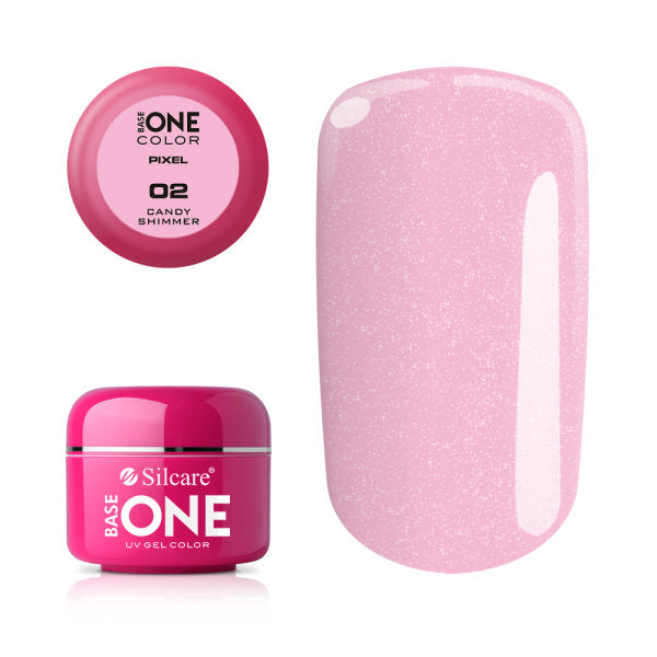 SILCARE BASE GEL ONE PIXEL CANDY SHIMMER 02 5G