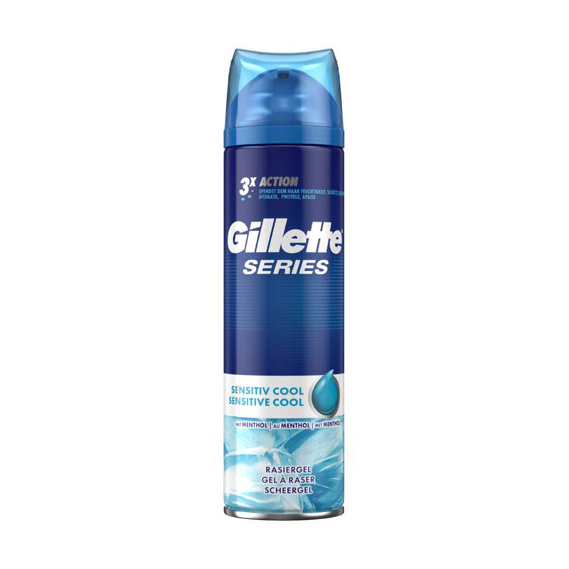 GILLETTE SERIES SENSITIVE COOL SHAVING GEL 200ml | GELL PËR RROJE