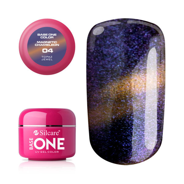 SILCARE UV GEL COLOR MAGNETIC CHAMELEON 04 TOPAZ JEWEL 5g | GELL ME NGJYRË