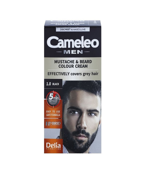 DELIA CAMELEO MEN HAIR COLOR CREAM FOR BEARD LIGHT BROWN 5.0 30ml