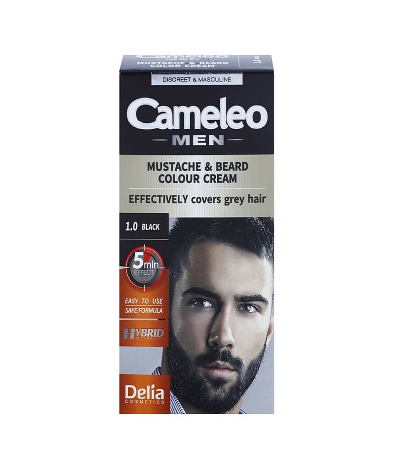 DELIA CAMELEO MEN HAIR COLOR CREAM FOR BEARD LIGHT BROWN 5.0 30ml | NGJYRË PËR MJEKËR