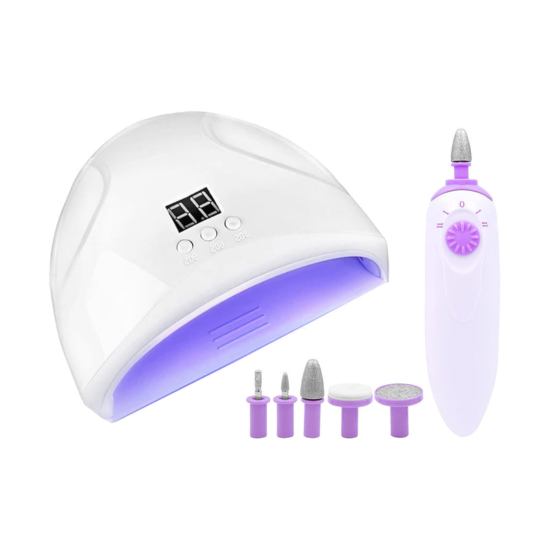 ALLURE LED NAIL DRYER & ELECTRIC NAIL KIT 2IN1