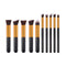 ALLURE SISA MAKE-UP BRUSH COLOR BIG SET 1X10PCS | SET ME BRUSHA PËR GRIM